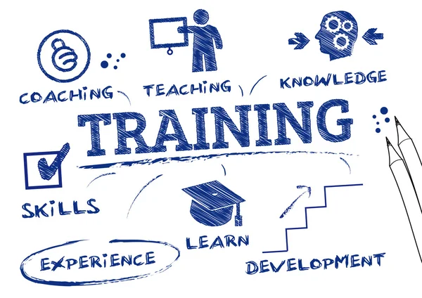 stock vector training coaching
